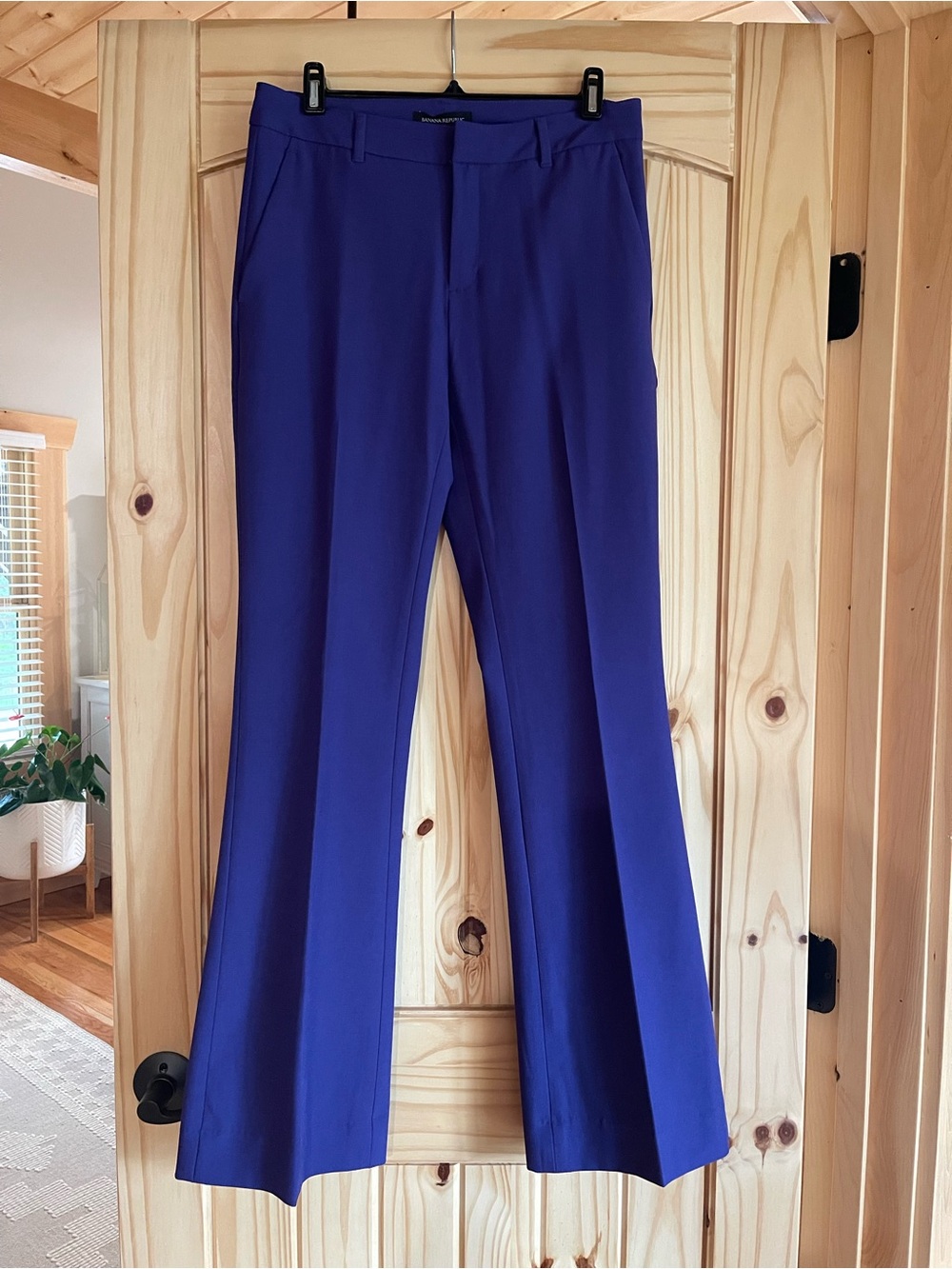 Banana Republic Royal Purple Flare Pants